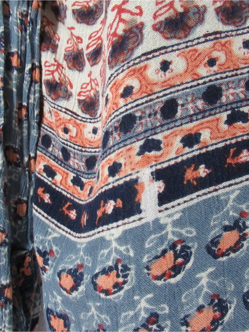 Free People Caravan Boho Button Up Top Size XS - Picture 9 of 13